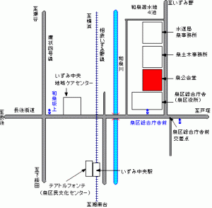 泉公会堂地図